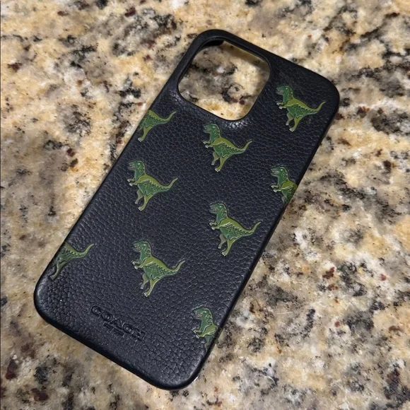 Coach Black and Green Dinosaur Phone Cases - Picture 5 of 7